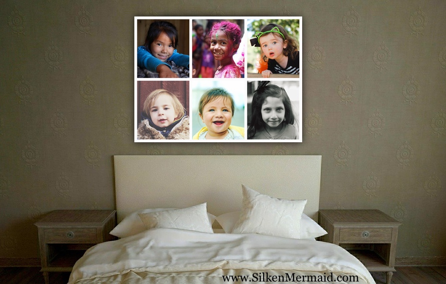 photo grid wall decoration